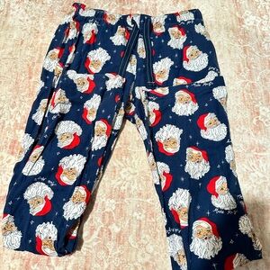 old navy pajama pants santa